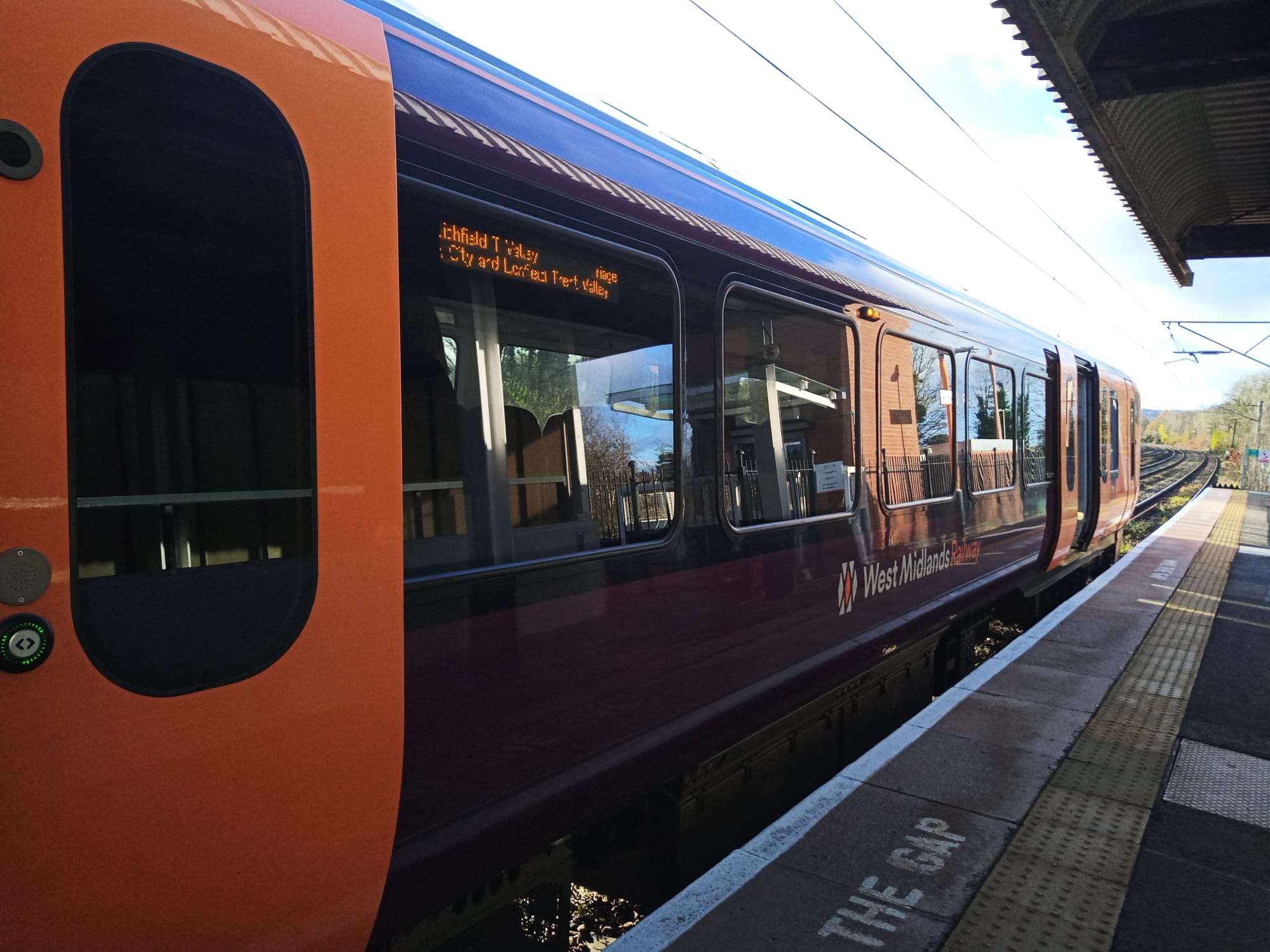 Class 730 trains at Northfield station